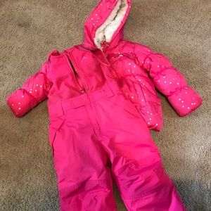Toddler snow suit set